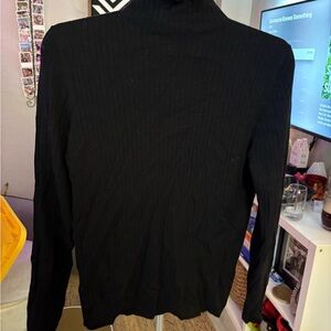 Black Turtleneck Sweater